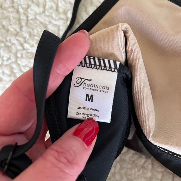 Theatricals Classwear by Discount Dance Black Bralette size M NWT - Picture 4 of 6